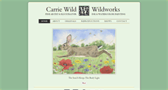 Desktop Screenshot of carriewild.com
